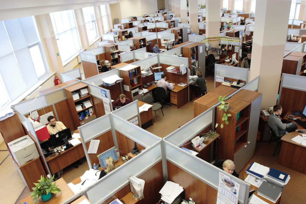 cubicles to be removed from office