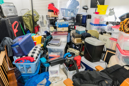 apartment cleanouts with household items ready for junk removal